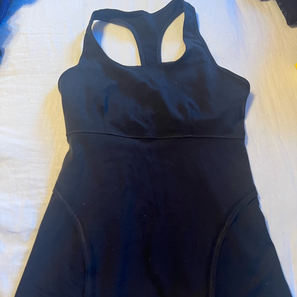 Lululemon Blank Tank Too Built-in Bra Mesh Lines 4